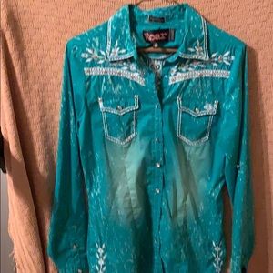 Women’s western dress shirt.